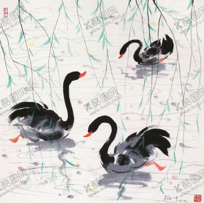 编号：95234006231909413715【酷图网】源文件下载-中国风水墨风景国画