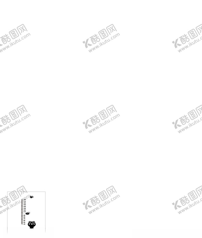 编号：61020510041246163037【酷图网】源文件下载-身高刻画