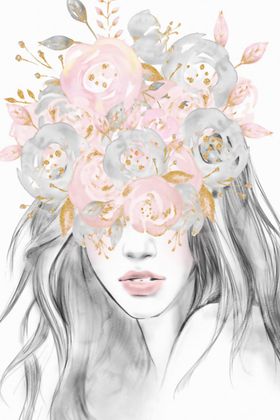 美女装饰画轻奢爱马仕时尚