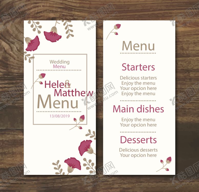 编号：93049906160857388024【酷图网】源文件下载-菜单模板