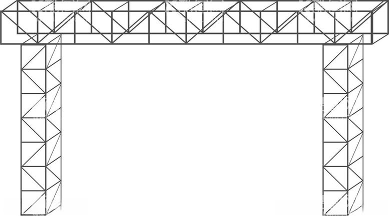 编号：89627712141549465738【酷图网】源文件下载-钢架结构