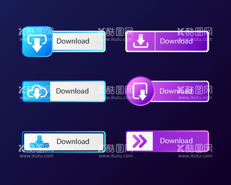 编号：33637912190120094021【酷图网】源文件下载-下载按钮