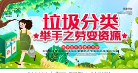 垃圾分类图片展板生活实施