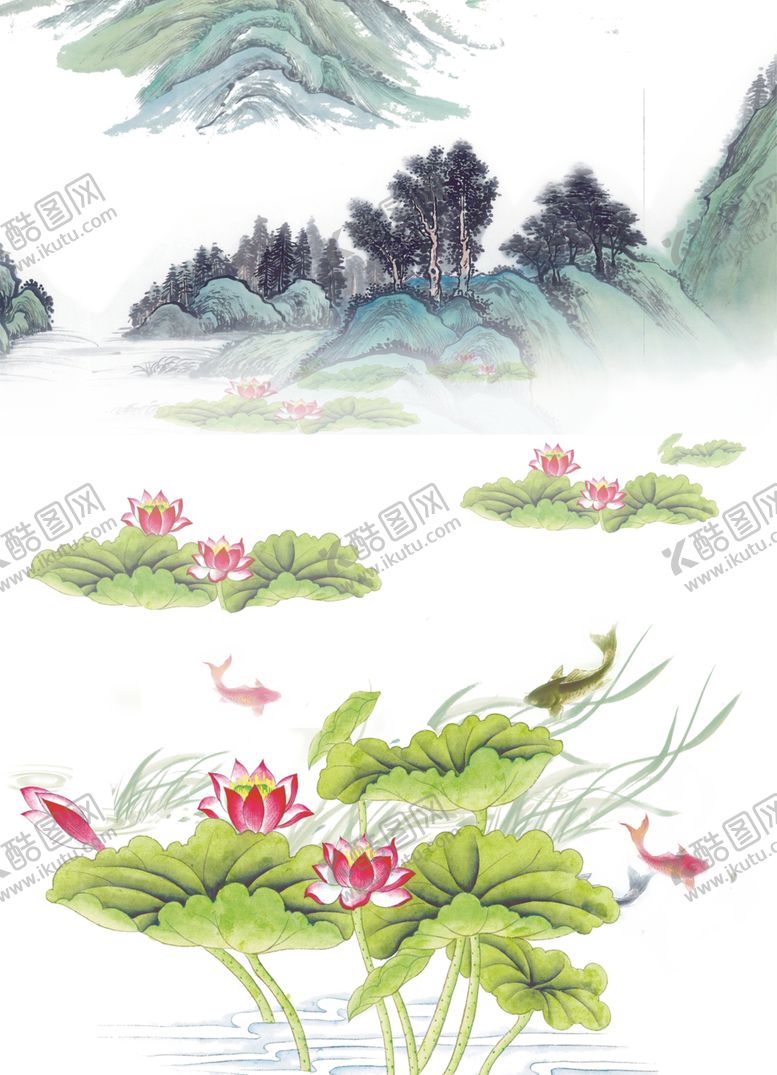 编号：87720509291606593516【酷图网】源文件下载-水墨山水素材