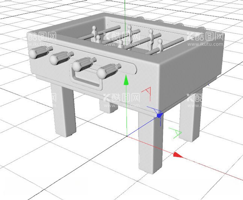 编号：39251412140809328844【酷图网】源文件下载-C4D模型游戏桌