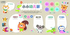 幼儿园文化墙班级风训形象快乐成长