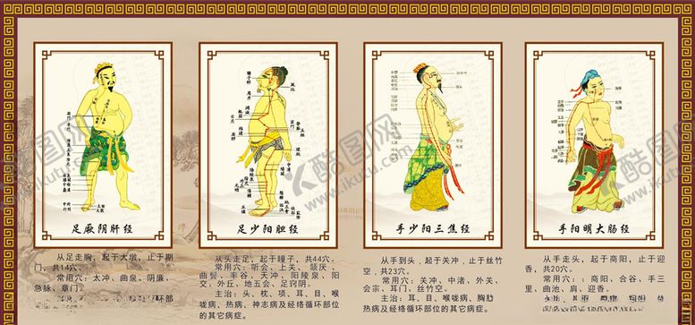 编号：55572907060102547125【酷图网】源文件下载-经络经脉图