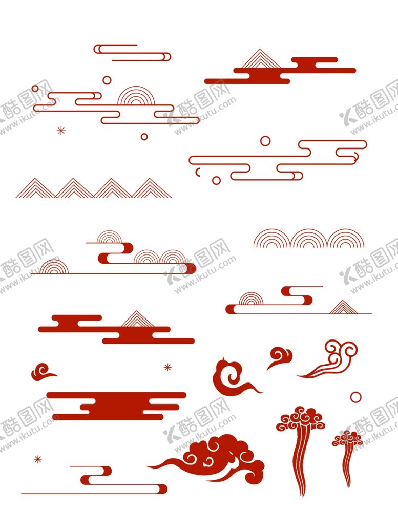 编号：98548601181812521898【酷图网】源文件下载-祥云素材