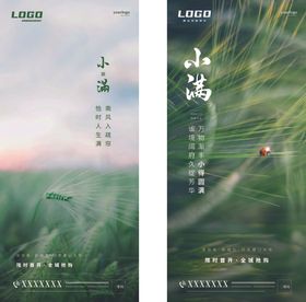 小满节气朋友圈图麦