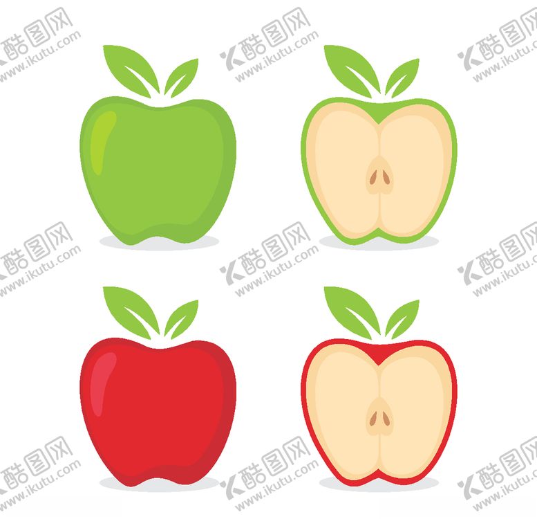编号：87769007120913225522【酷图网】源文件下载-苹果矢量图