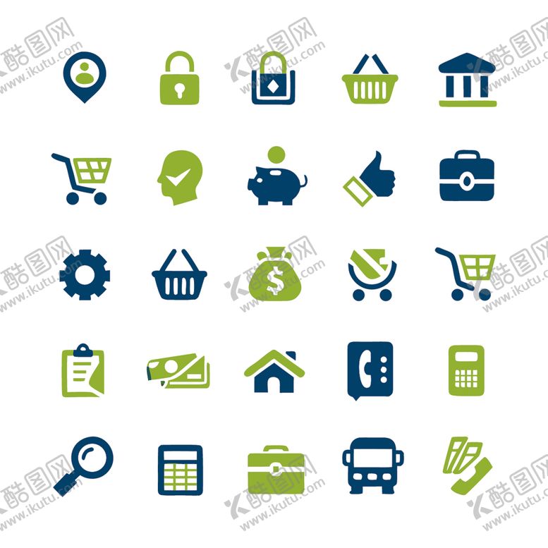 编号：34872511010556022181【酷图网】源文件下载-商务金融图标