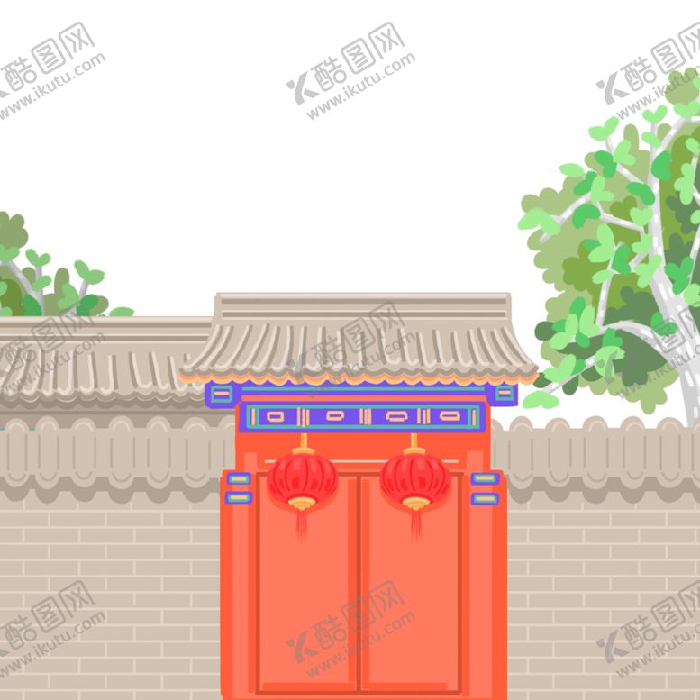 编号：30860405130529492250【酷图网】源文件下载-手绘古建筑