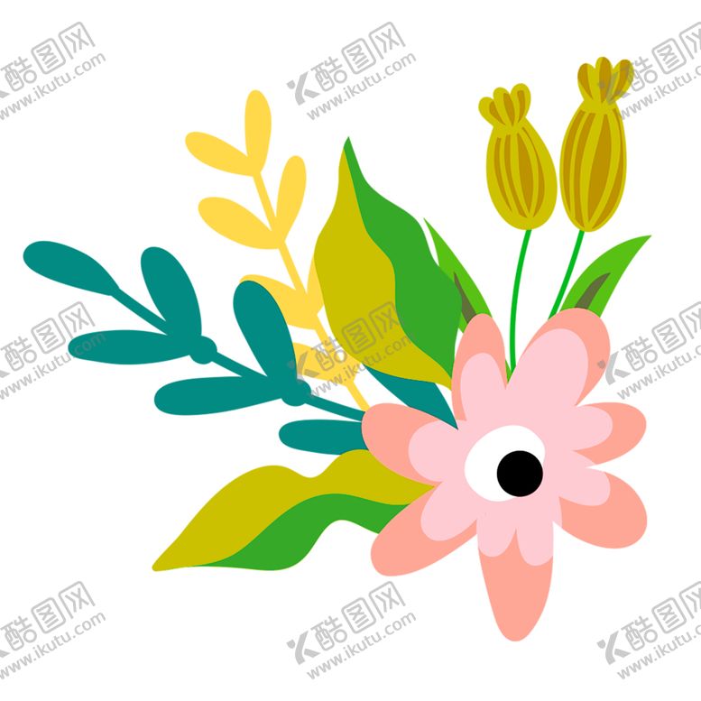 编号：83121505130313358627【酷图网】源文件下载-鲜花装饰