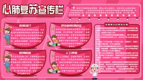 心肺复苏宣传栏
