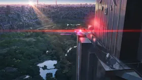 日系动漫背景山海建筑游戏仙侠