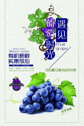 葡萄宣传海报