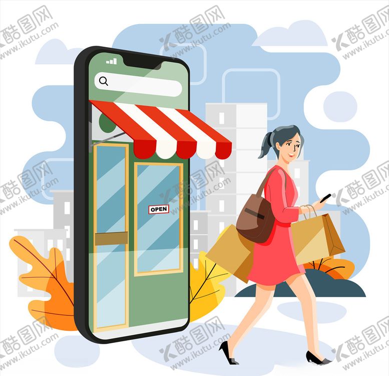 编号：71405306162352504995【酷图网】源文件下载-网络购物