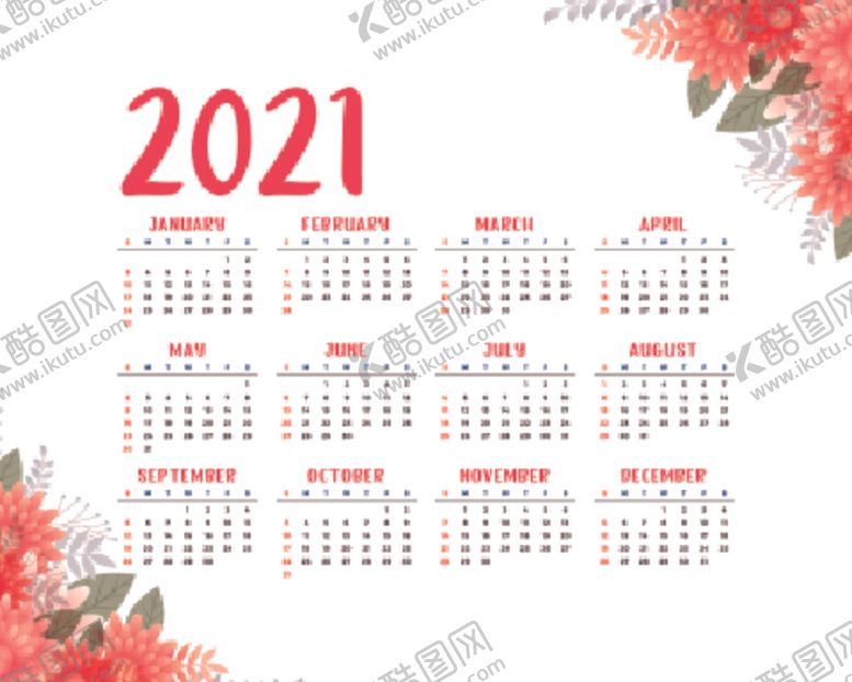 编号：96790806191155508652【酷图网】源文件下载-2021年历