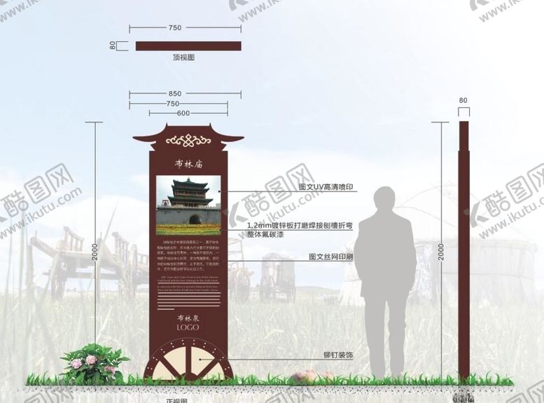 编号：27118807021319541586【酷图网】源文件下载-景区介绍牌
