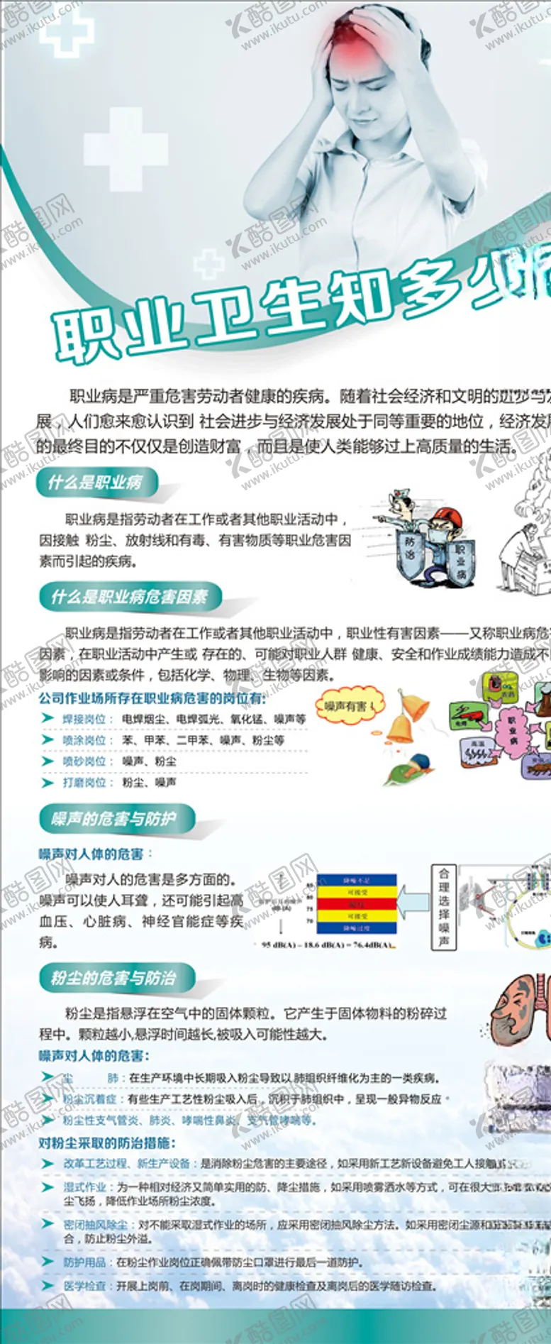 编号：43325107040653122008【酷图网】源文件下载-职业病危害展架