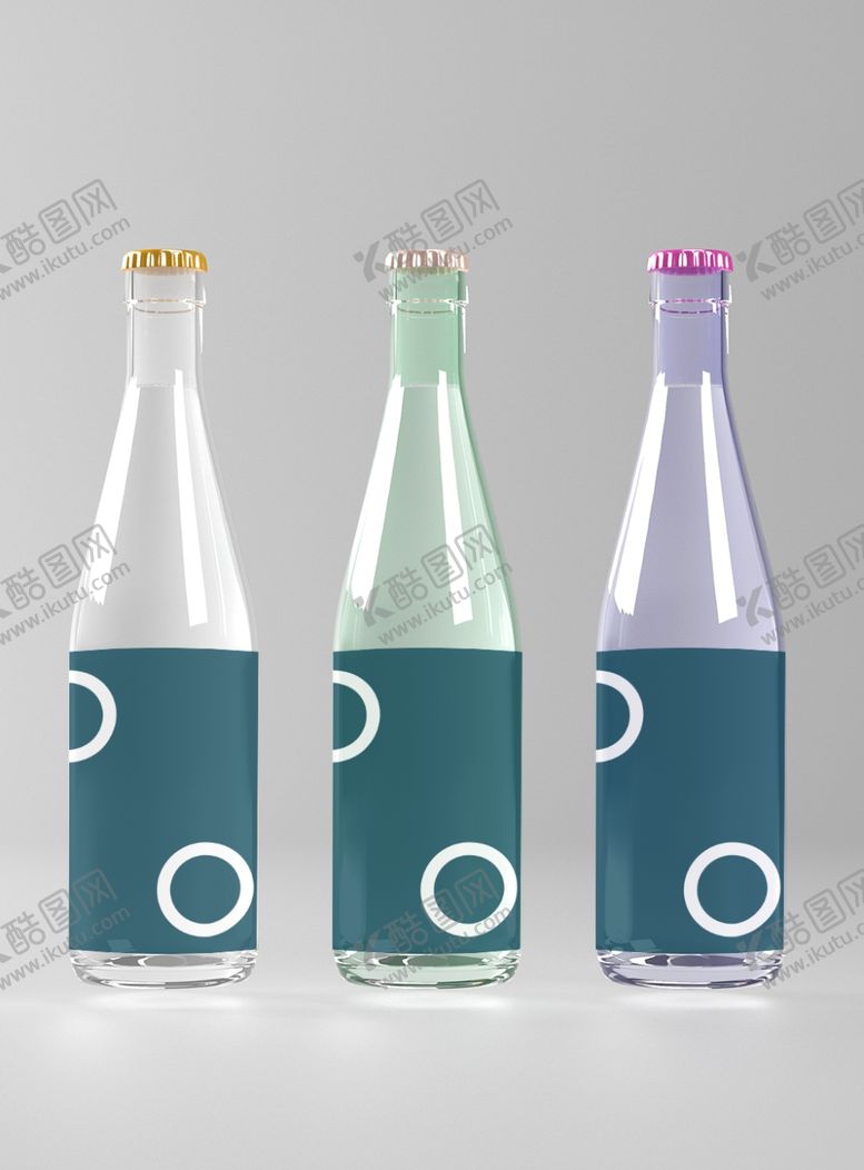 编号：80634402280621503309【酷图网】源文件下载-玻璃瓶样机