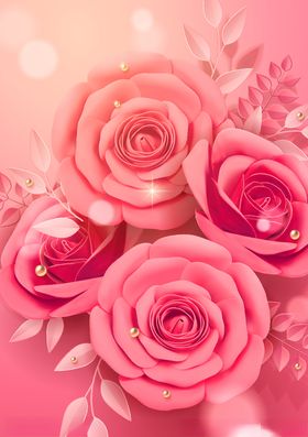 鲜花背景化妆品背景广告底图