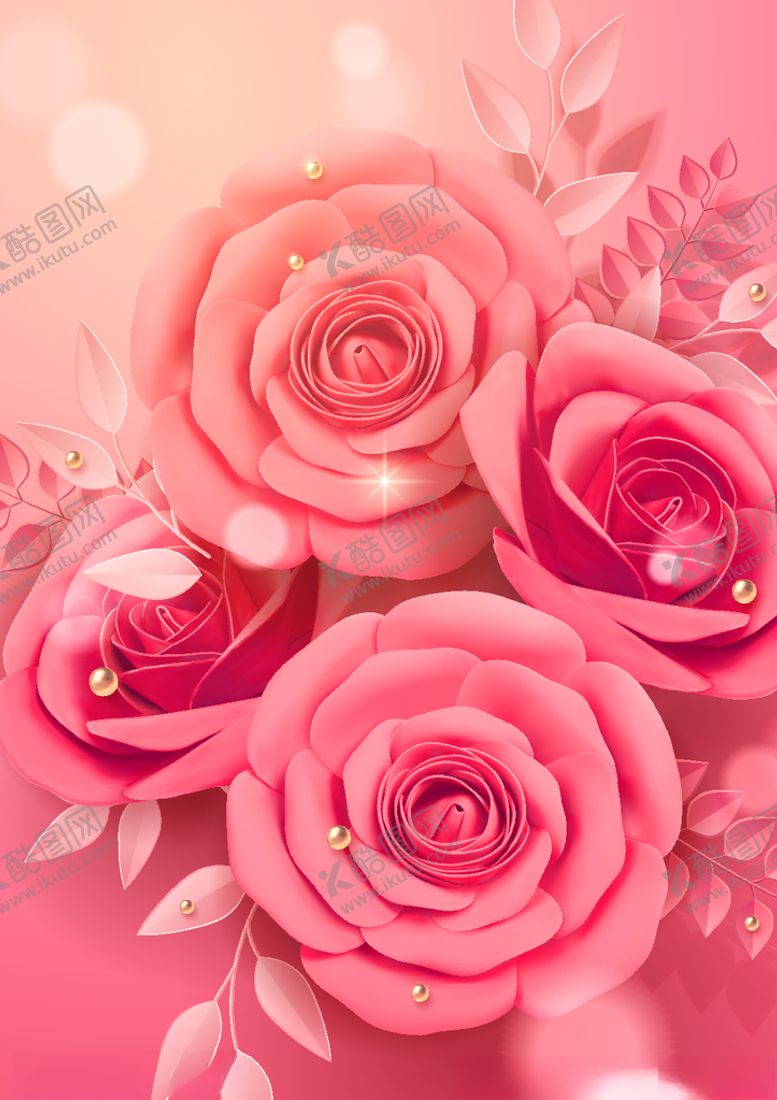 编号：53468909241138128143【酷图网】源文件下载-鲜花背景化妆品背景广告底图
