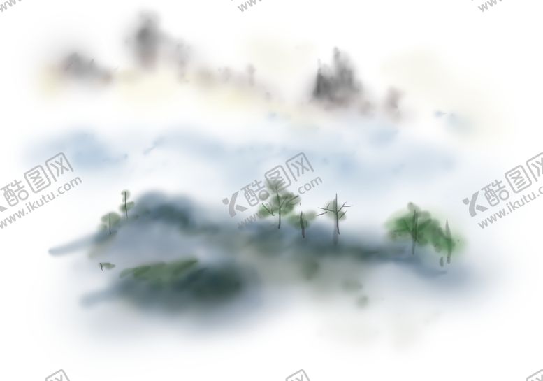 编号：97799604220340596494【酷图网】源文件下载-水墨山水