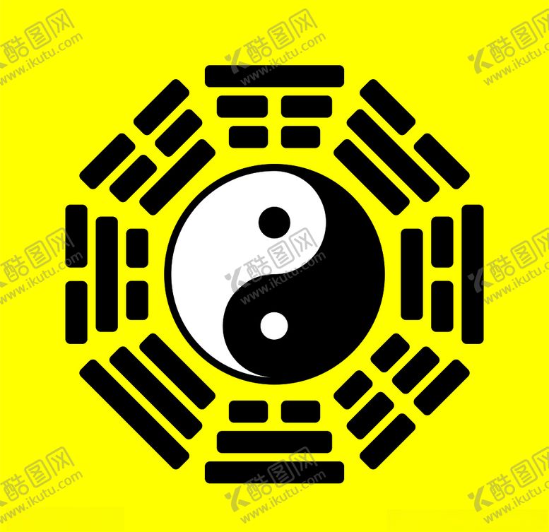 编号：65633905180810464515【酷图网】源文件下载-八卦图太极图