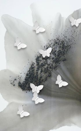水墨山水装饰画玄关图