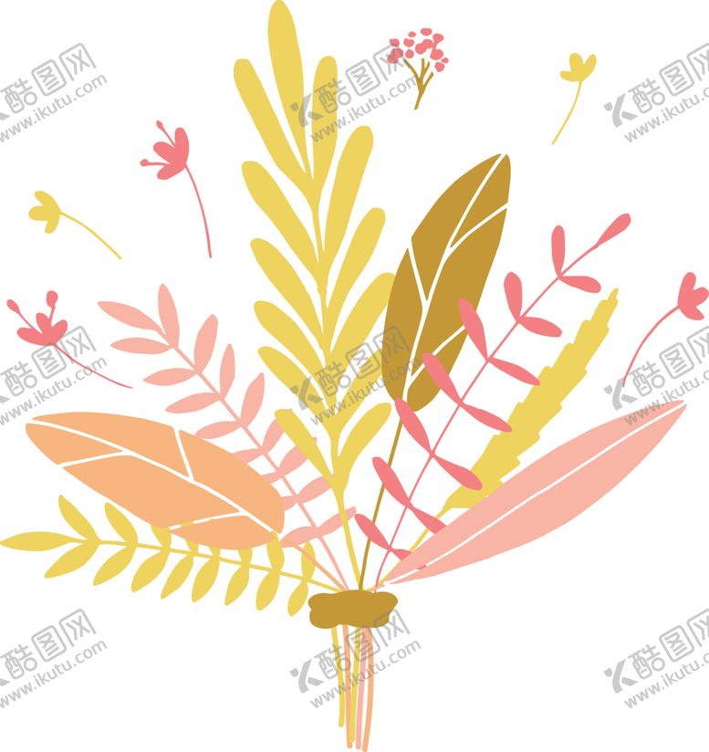 编号：81544507130303448288【酷图网】源文件下载-花草插画