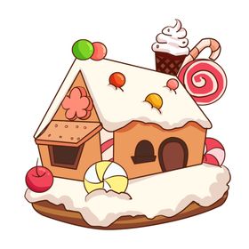 手绘糖果小屋