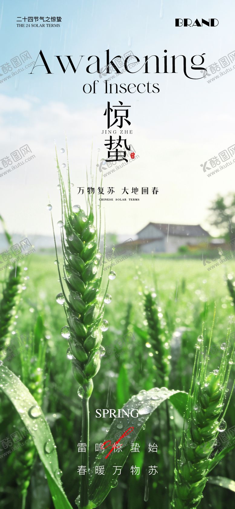 编号：48415503020210507062【酷图网】源文件下载-惊蛰节气海报