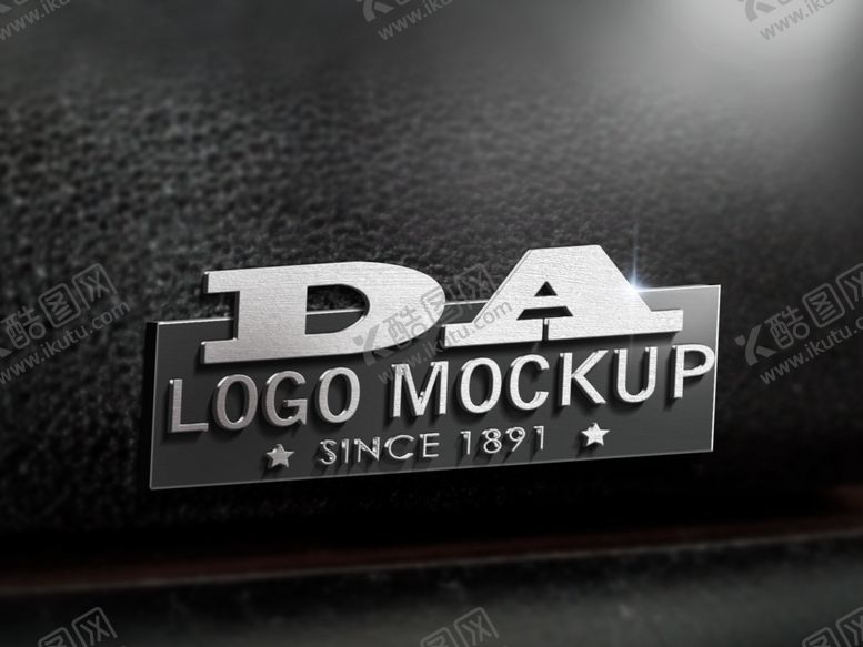 编号：37101309231506205792【酷图网】源文件下载-金属立体LOGO样机