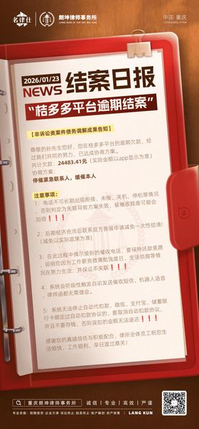 案例分享日报海报