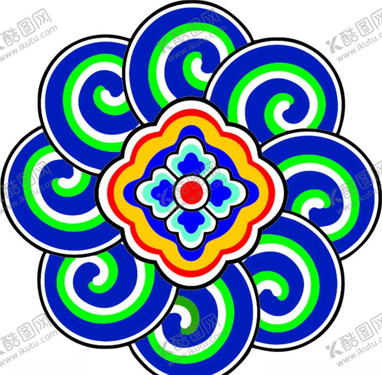 编号：36956709200205066748【酷图网】源文件下载-古典暗色花纹可编辑