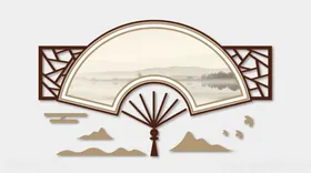 文化墙公司走廊公司历程展板中式