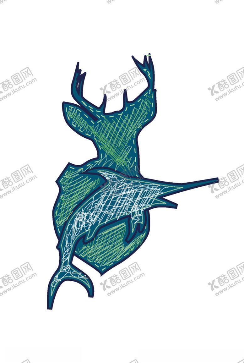 编号：90817109192308155353【酷图网】源文件下载-动物组合印花