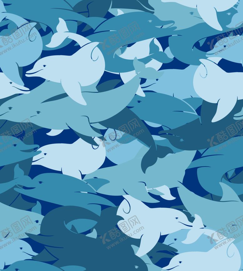 编号：48446902271301213733【酷图网】源文件下载-海豚图案