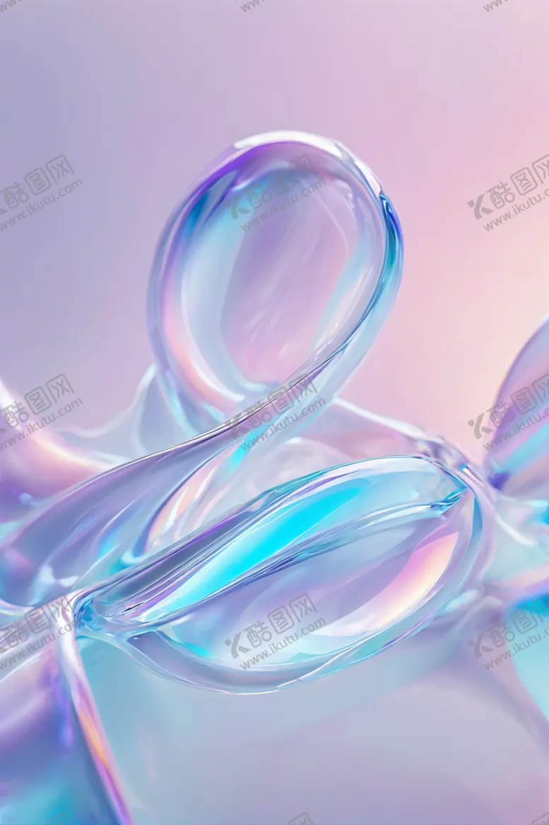 编号：17087102131041442491【酷图网】源文件下载-玻璃流体艺术背景