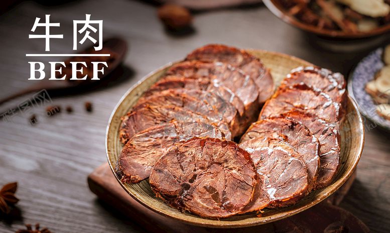 编号：62748110021355257042【酷图网】源文件下载-牛肉灯箱广告