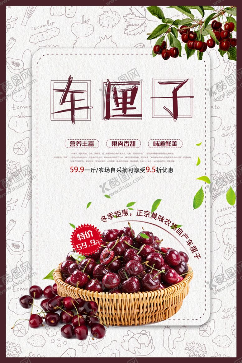 编号：87274910221109214848【酷图网】源文件下载-车厘子
