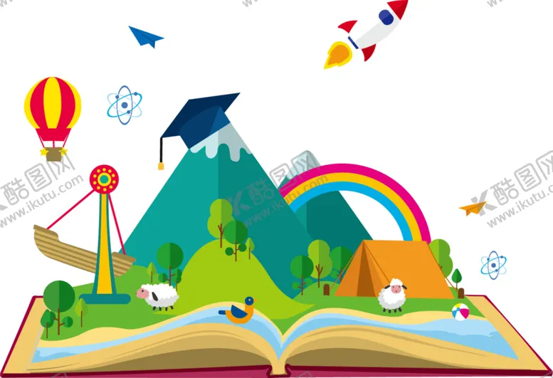 编号：80381309290504184924【酷图网】源文件下载-书本元素