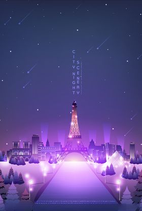 卡通城市背景