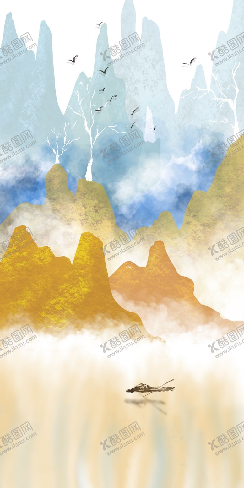 编号：88405807130919102704【酷图网】源文件下载-山水装饰画