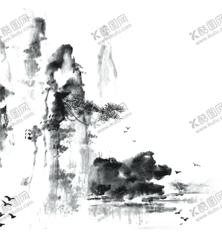 编号：39085404261957346411【酷图网】源文件下载-水墨山水