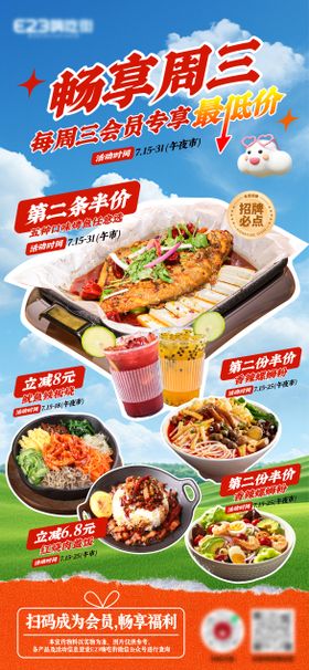 会员专享权益海报
