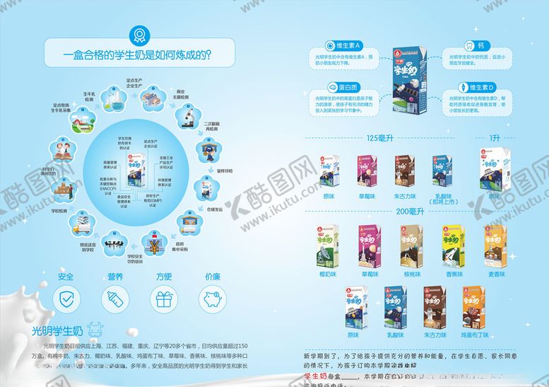 编号：91830104191822358804【酷图网】源文件下载-光明学生奶彩页
