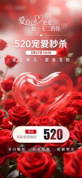 520玫瑰花海报