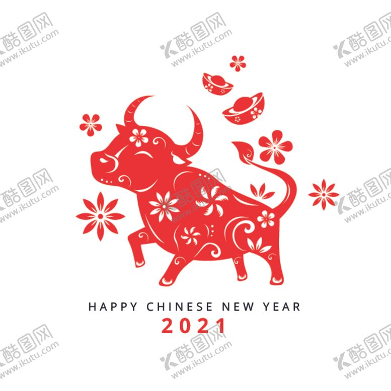 编号：35542807031228048763【酷图网】源文件下载-牛新年展板背景